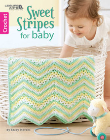 Sweet Stripes for Baby-Make 3 Color Afghans by Becky Stevens, 9781464754012