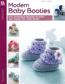 Modern Baby Booties (12 Adorable Designs to Keep Those Tiny Toes Warm) by Kristi Simpson, 9781464757839