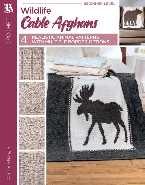 Wildlife Cable Afghans (Crochet Patterns Inspired by the Great Outdoors) by Christine Naugle, 9781464769931