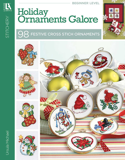 Holiday Ornaments Galore (98 Festive Cross Stitch Ornaments) by Ursula Michael, 9781464778278