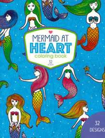 Mermaid at Heart Coloring Book (32 Designs) by Leisure Arts, 9781464780639