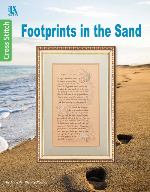 Footprints in the Sand Cross Stitch by Anne Van Wagner Young, 9781464789885