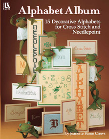 Alphabet Album-15 Decorative Alphabets for Cross Stitch and Needlepoint (15 Decorative Alphabets for Cross Stitch and Needlepoint) by Jeanette Crews, 9781464790560