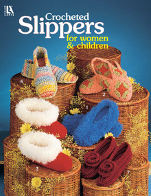 Crocheted Slippers for Women & Children by Leisure Arts, 9781464790690