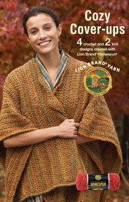 Cozy Cover-Ups-4 Crochet & 2 Knit Designs Created with Lion Brand Homespun (4 Crochet & 2 Knit Designs Created with Lion Brand Homespun) by Leisure Arts, 9781574860269
