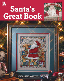 Santa's Great Book of Cross Stitch (40 Designs) by Leisure Arts, 9781574860399