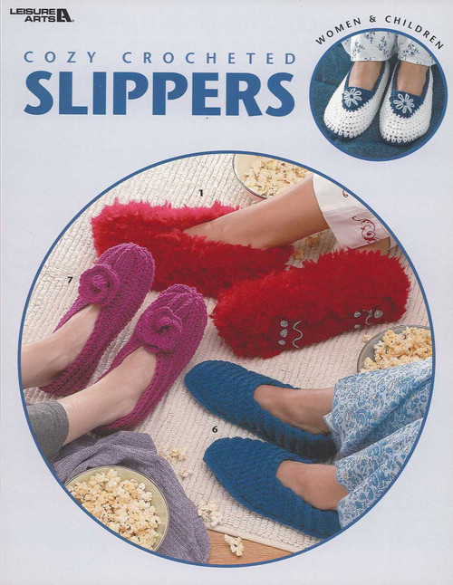 Cozy Crocheted Slippers (Women & Children) by Carole Rutter Tippett, 9781574868807