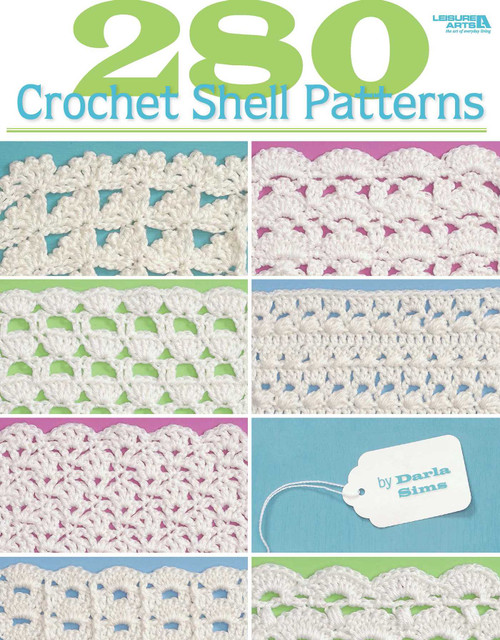 280 Crochet Shell Patterns by Darla Sims, 9781601402066