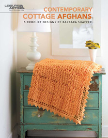 Contemporary Cottage Afghans (5 Crochet Designs) by Barbara Shaffer, 9781601407177