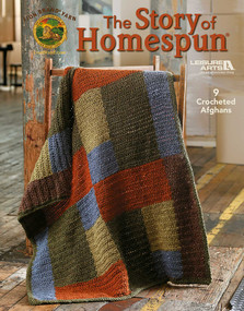 The Story of Homespun Crochet (9 Crocheted Afghans) by Lion Brand, 9781601408396