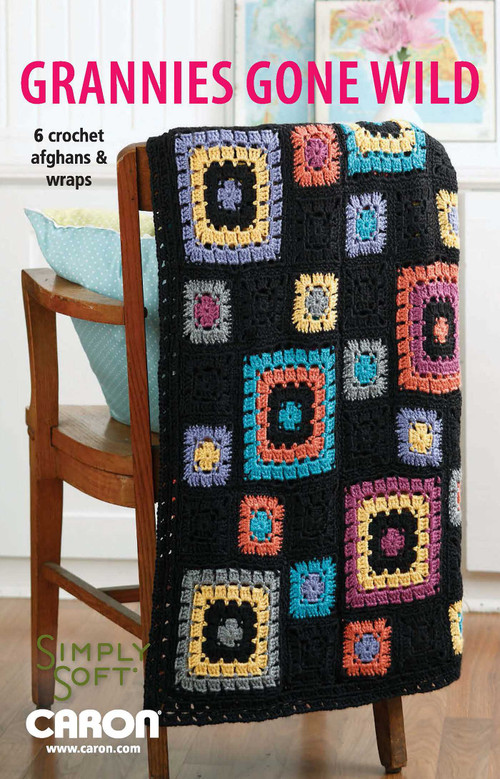Grannies Gone Wild (6 Crochet Afghans & Wraps) by Leisure Arts, 9781609000479