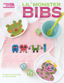Lil' Monster Bibs (8 Cross Stitch Designs) by Judith McCabe, 9781609000752