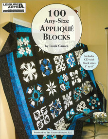 100 Any-Size Applique Blocks (Includes CD with Block Sizes 3" to 8") by Linda Causee, 9781609002251
