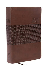 KJV Study Bible, Large Print, Leathersoft, Brown, Red Letter (Second Edition) by Thomas Nelson, 9781401679538