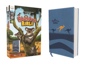 NASB, Adventure Bible, Leathersoft, Blue, Full Color Interior, Red Letter, 1995 Text, Comfort Print by Lawrence O. Richards, Zondervan, 9780310455196