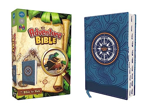NIV, Adventure Bible, Leathersoft, Blue, Full Color, Thumb Indexed Tabs by Lawrence O. Richards, Zondervan, 9780310461883