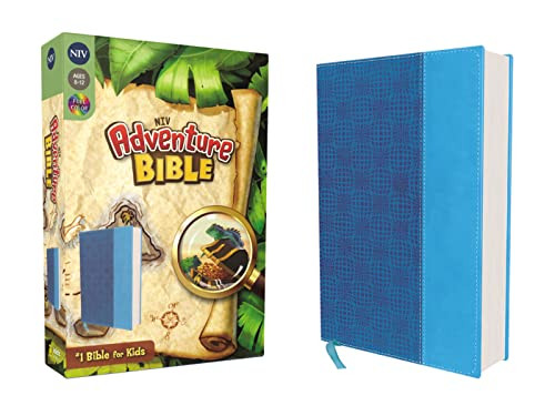 NIV, Adventure Bible, Leathersoft, Blue, Full Color - 9780310727521 by Lawrence O. Richards, Zondervan, 9780310727521