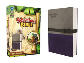 NIV, Adventure Bible, Leathersoft, Gray/Blue, Full Color by Lawrence O. Richards, Zondervan, 9780310727538