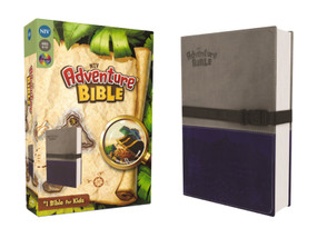 NIV, Adventure Bible, Leathersoft, Gray/Blue, Full Color by Lawrence O. Richards, Zondervan, 9780310727538