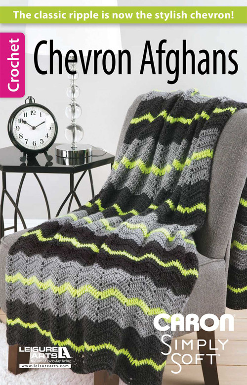 Chevron Afghans by Leisure Arts, 9781464721540
