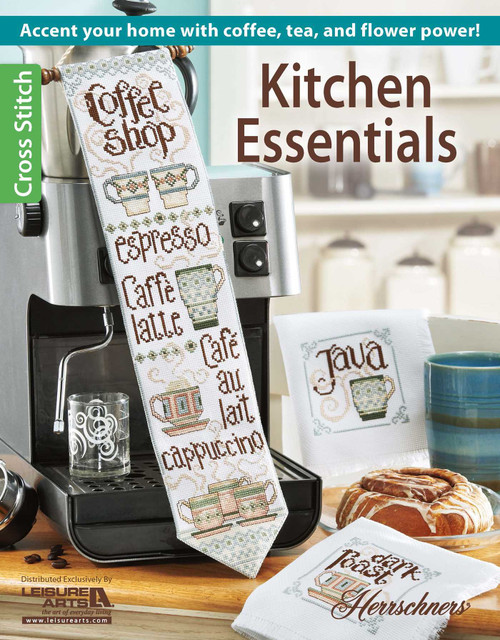 Kitchen Essentials (Accent Your Home with Coffee, Tea, and Flower Power!) by Leisure Arts, 9781464735219