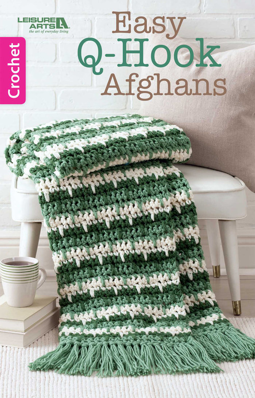 Easy Q-Hook Afghans by Leisure Arts, 9781464755477