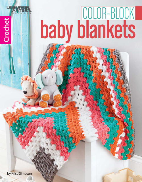 Color-Block Baby Blankets by Kristi Simpson, 9781464766503