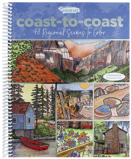 Coast to Coast Coloring Book by Sharon H. Silverman, 9781464780684