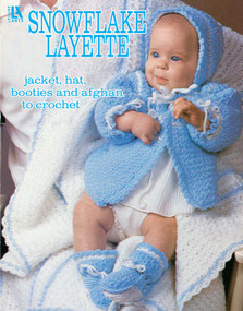 Snowflake Layette to Crochet (Jacket, Hat, Booties and Afghan to Crochet) by Leisure Arts, 9781464790522