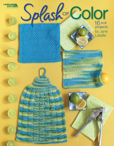 Splash of Color-16 Knit Dishcloth Projects (16 Knit Projects) by Jane Lataille, 9781601404824