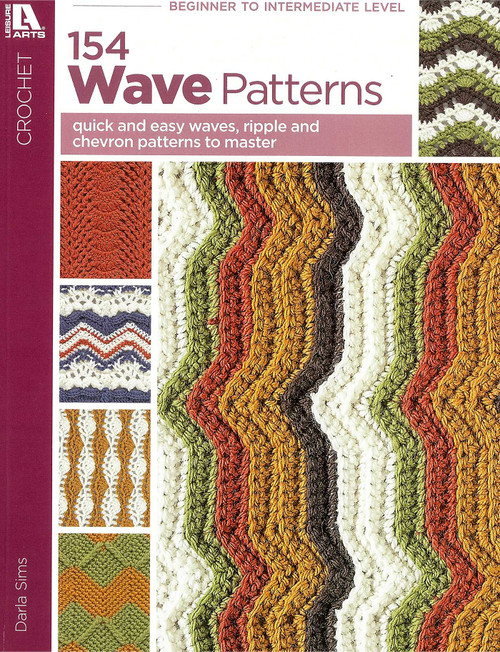 154 Wave Patterns (Quick and Easy Waves, Ripple and Chevron Patterns to Master) by Darla Sims, 9781601405586