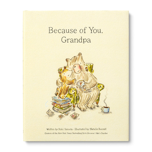 Because of You, Grandpa by Kobi Yamada, Natalie Russell, 9781957891828