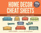 Home Decor Cheat Sheets (Need-to-Know Stuff for Stylish Living) by Jessica Probus, Alice Mongkongllite, 9781612435541