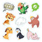 Farting Sloth (& Friends) Stickers (A Funny Sticker Book of Tooting Animals) by Editors of Ulysses Press, 9781646041558