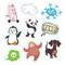 Farting Sloth (& Friends) Stickers (A Funny Sticker Book of Tooting Animals) by Editors of Ulysses Press, 9781646041558