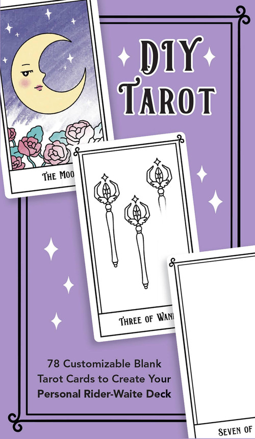 DIY Tarot (78 Customizable Blank Tarot Cards to Create Your Personal Rider-Waite Deck) by Editors of Ulysses Press, 9781646045617
