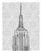 The New York State Coloring Book (Landmarks and Landscapes to Color from the Empire State) by Mikayla Sherfy, 9781646048427