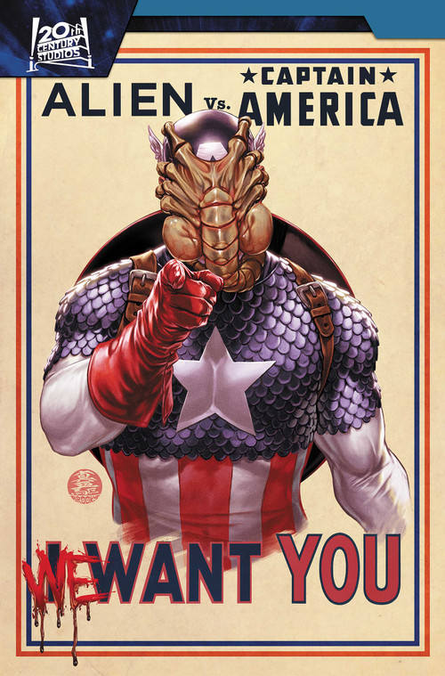 Alien vs. Captain America by Frank Tieri, Stefano Raffaele, 9781302967369