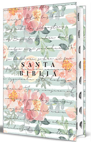 Biblia RVR 1960 letra grande tamaño manual, tapa dura, Cantar de Cantares, flores rosadas con índice / Spanish Bible RVR 1960 Handy Size Large Print H.. by Reina Valera Revisada 1960, 9798890985583