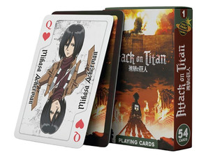 Attack on Titan - Playing cards by TOKYOPOP, 9781427885821