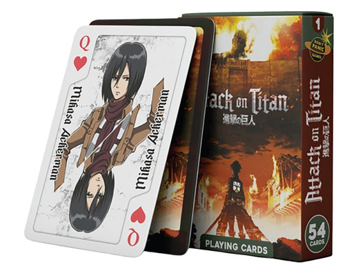 Attack on Titan - Playing cards by TOKYOPOP, 9781427885821