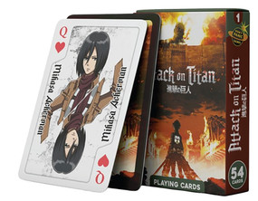 Attack on Titan - Playing cards by TOKYOPOP, 9781427885821