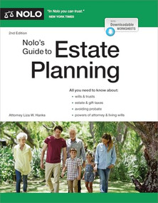 Nolo's Guide to Estate Planning - 9781413333923 by Liza Hanks, 9781413333923