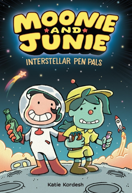 Moonie and Junie: Interstellar Pen Pals (A Graphic Novel) by Katie Kordesh, Katie Kordesh, 9780063427624