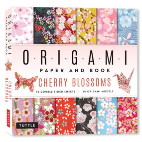 Cherry Blossoms Origami Paper and Book (20 Easy Models with 96 High Quality Folding Sheets (Double-Sided)) by Tuttle Studio, 9780804859516