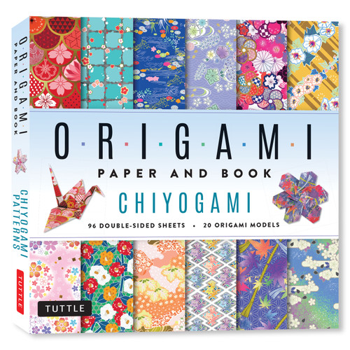 Chiyogami Origami Paper and Book (20 Easy Models with 96 High Quality Folding Sheets (Double-Sided)) by Tuttle Studio, 9780804858465