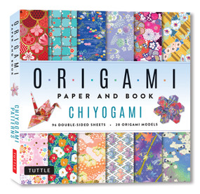 Chiyogami Origami Paper and Book (20 Easy Models with 96 High Quality Folding Sheets (Double-Sided)) by Tuttle Studio, 9780804858465