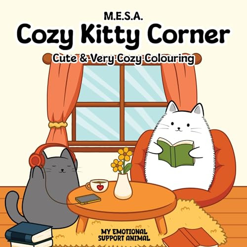 Cozy Kitty Corner (Cute and Very Cozy Colouring) by M.E.S.A, 9781917259446