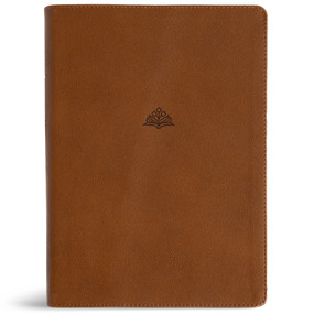 CSB Women's Study Bible, Saddle Brown Genuine Leather by Stefana Dan Laing, CSB Bibles by Holman, 9798384518327