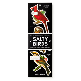 Salty Birds Magnetic Bookmark Set by Brass Brass Monkey, 9780735386914